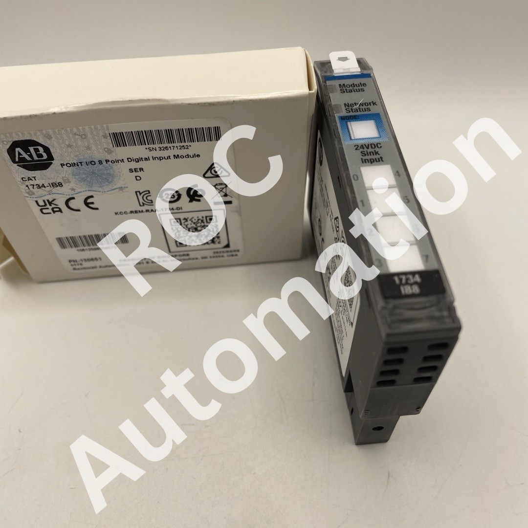 New Allen Bradley 1734-IB8 Series D POINT I/O 8 Point Digital Input Module