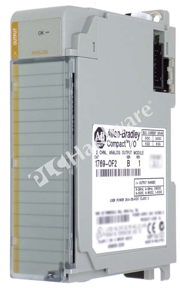 Surplus Allen Bradley 1769-OF2 Ser B CompactLogix 2-Channel Analog Output Module