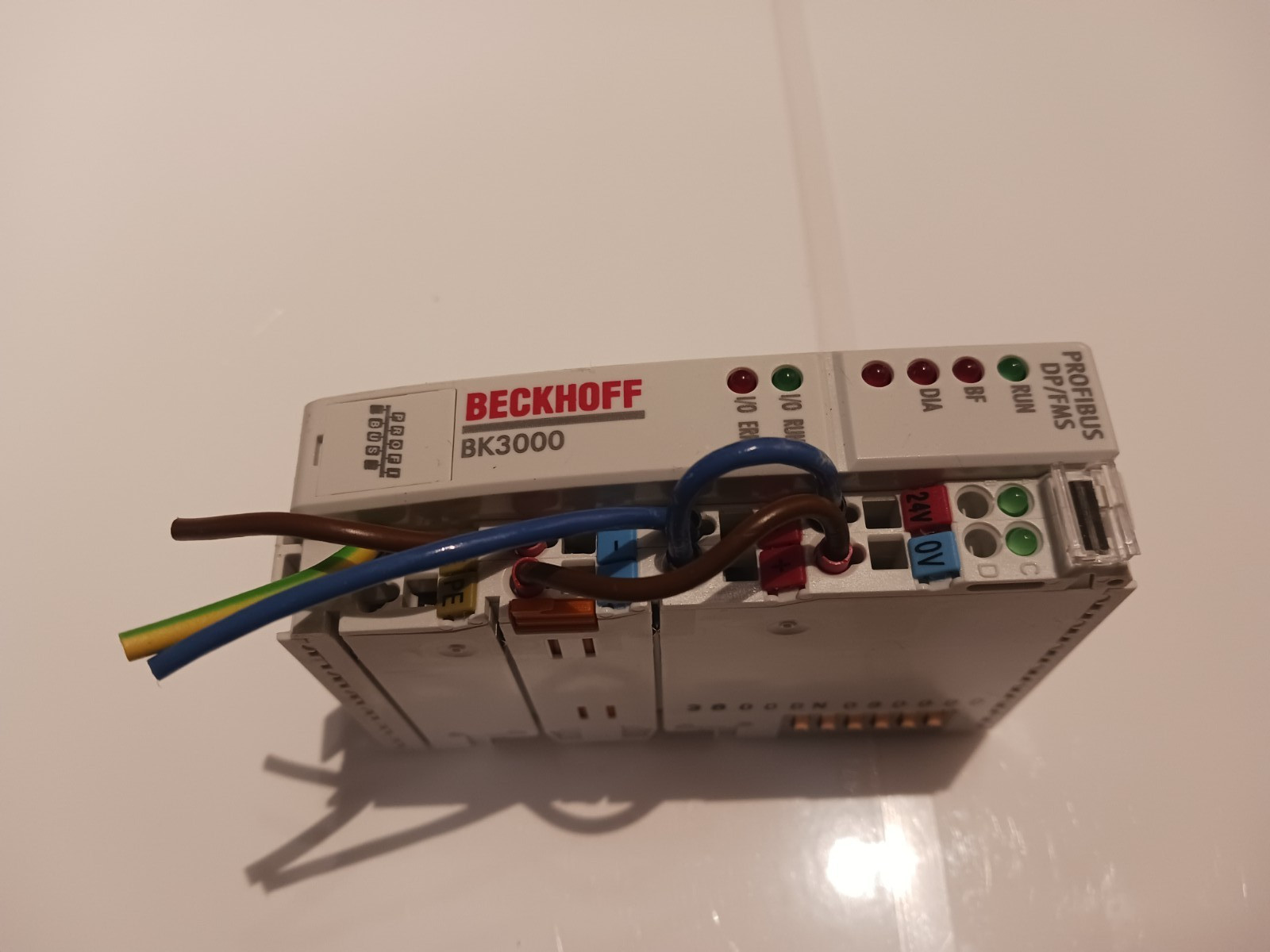 BECKHOFF PROFIBUS Koppler BK3000 / BK-3000 PROFIBUS Coupler made in Germany USED
