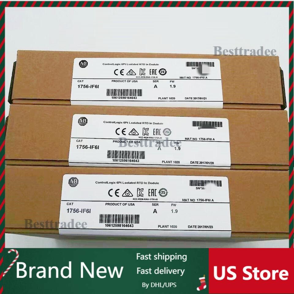 New Factory Allen-Bradley 1756-IF6I Controllogix Analog Isolated Input Module US