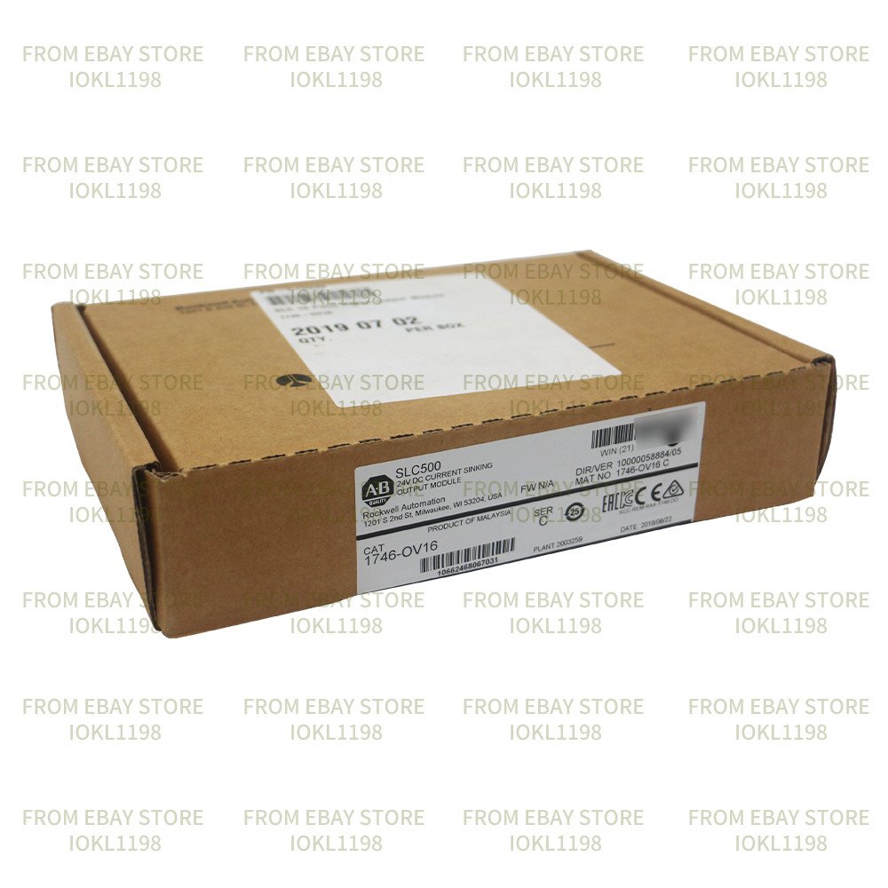 New AB 1746-OV16 — SLC 16 Point Digital Output Module Brand Allen-Bradley