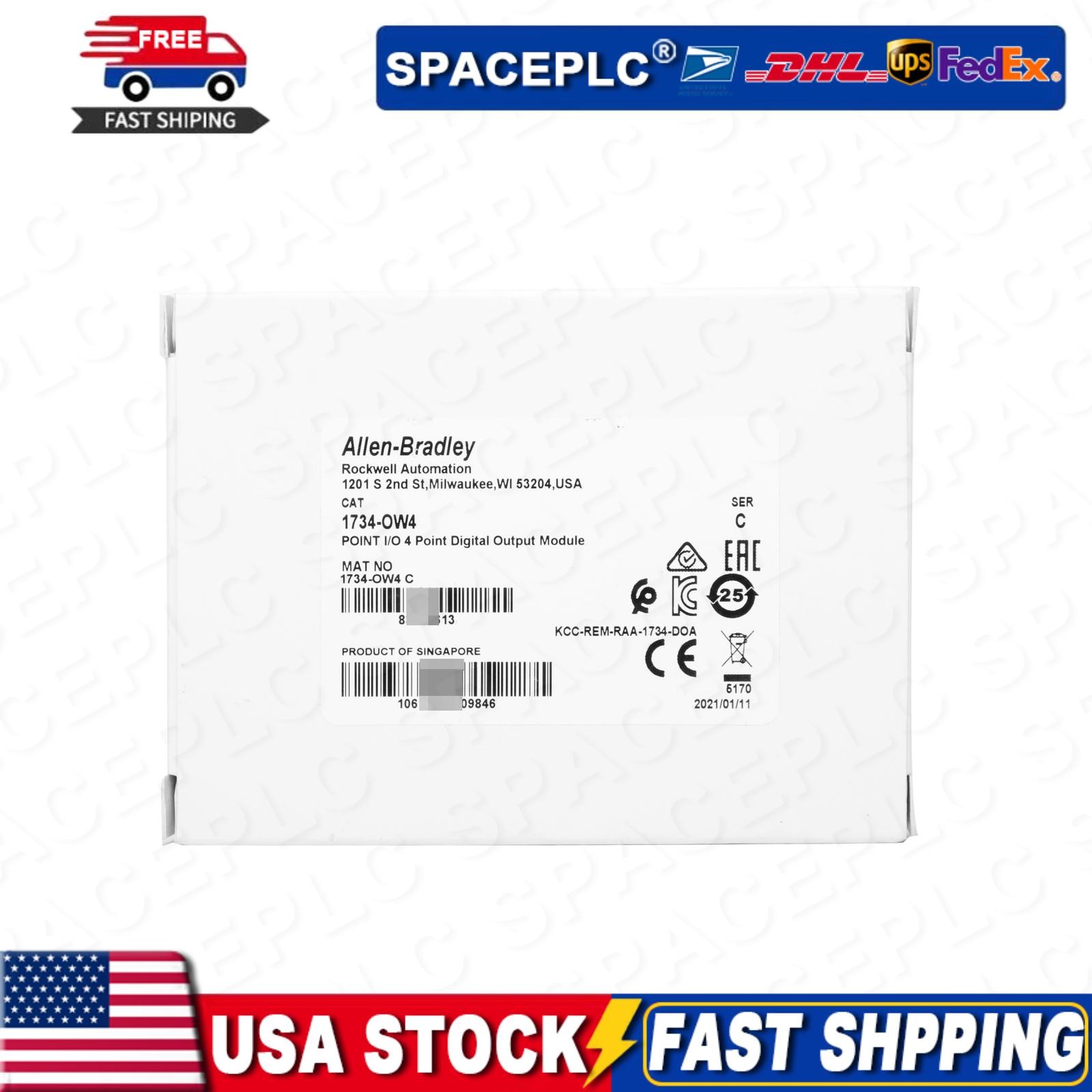 New Sealed Allen-Bradley 1734-OW4 AB Point I/O 4 Point Digital Output Module US