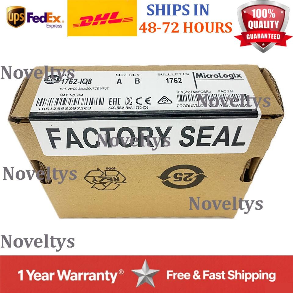 New Sealed AB 1762-IQ8 MicroLogix 1200 Discrete Input Module US Free Tax