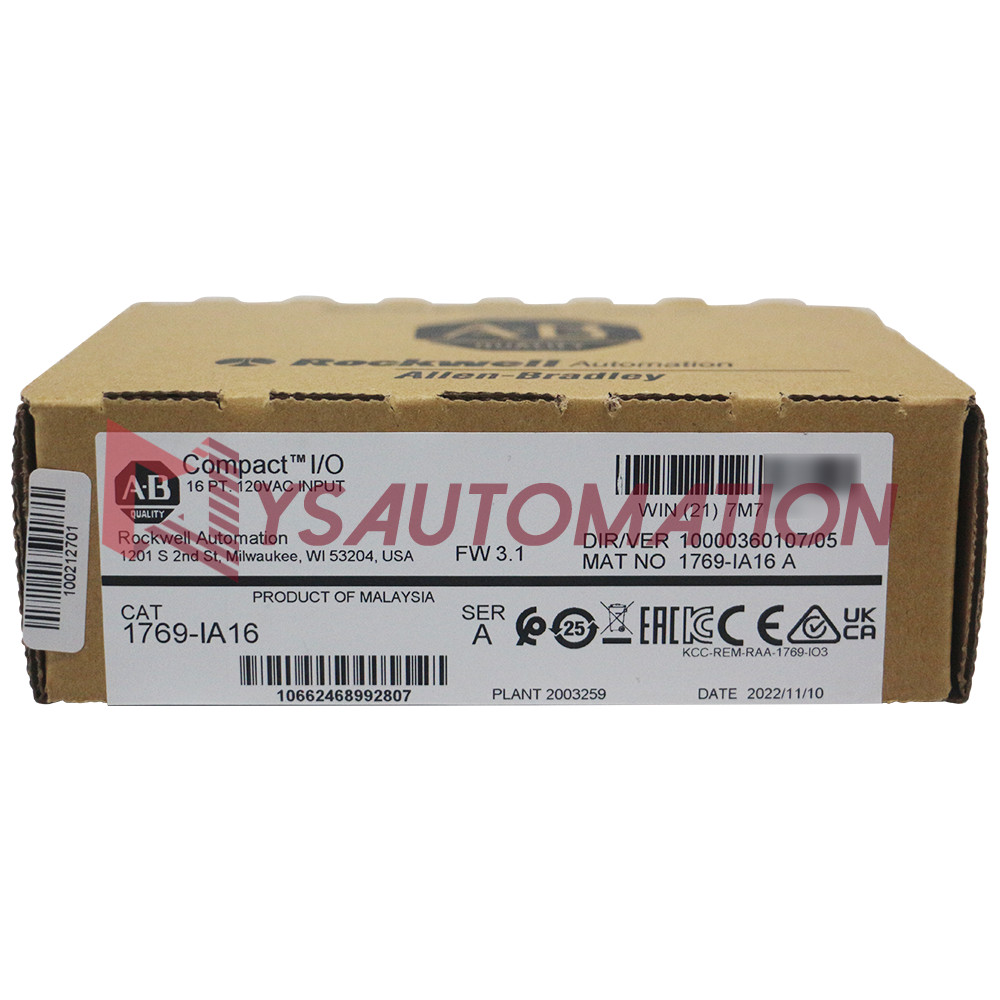 Allen Bradley 1769-IA16 CompactLogix 16 Point 120VAC Digital Input Module🔥UPS🔥