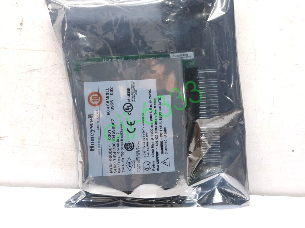 Honeywell 900B01-0301 AO 4 Channel Analog Output Card