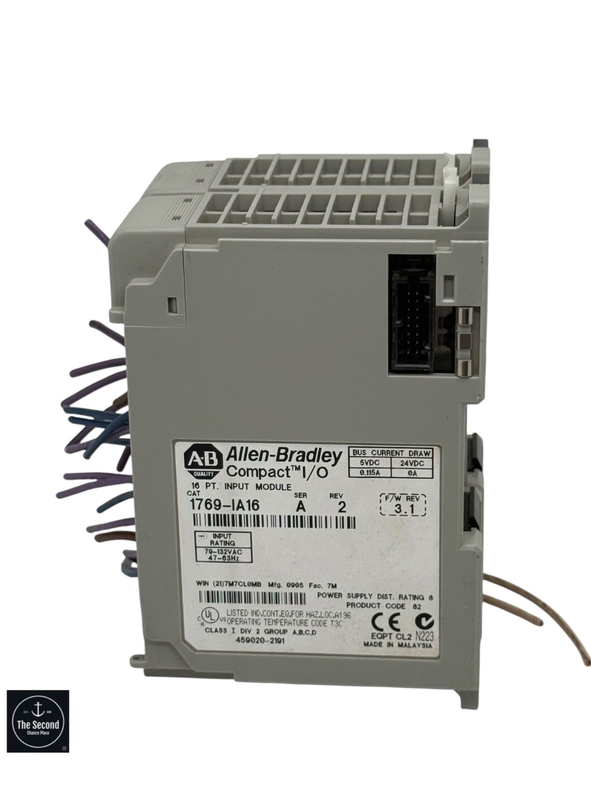 LOT OF 2 Allen Bradley 1769-IA16 Compactlogix I/o Input Module Ser A Rev 2