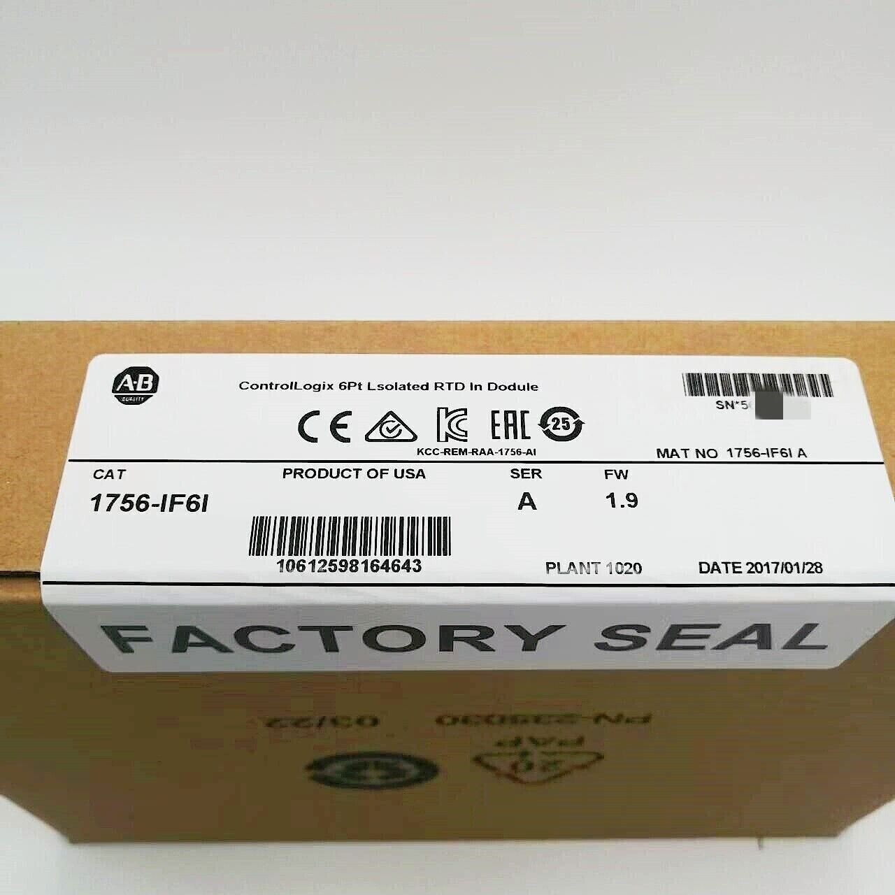 Allen Bradley 1756-IF6I Ser A Brand New Quality Guaranteed Free Ship