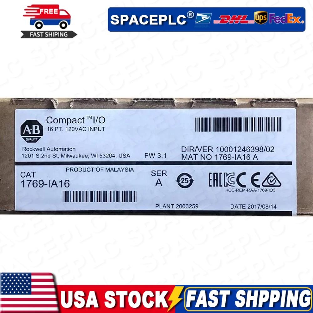 1pc New Allen-bradley 1769-IA16 CompactLogix 16 Pt 120VAC D/I Module 1769IA16