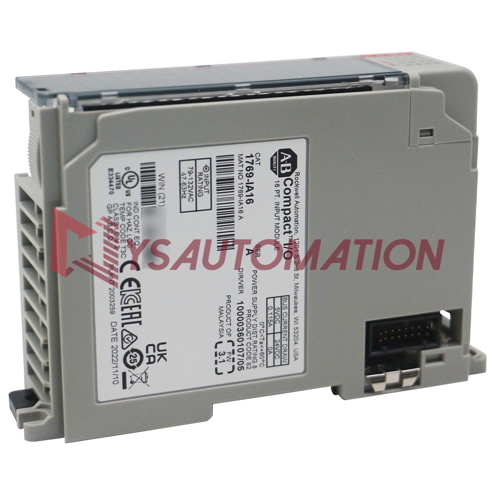 Allen Bradley 1769-IA16 CompactLogix 16 Point 120VAC Digital Input Module US