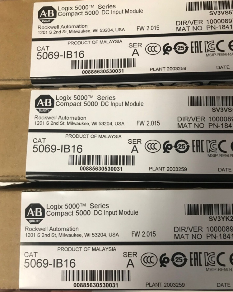 New AB 5069-IB16 Compact 5000 DC I/O Input Module Free Shipping