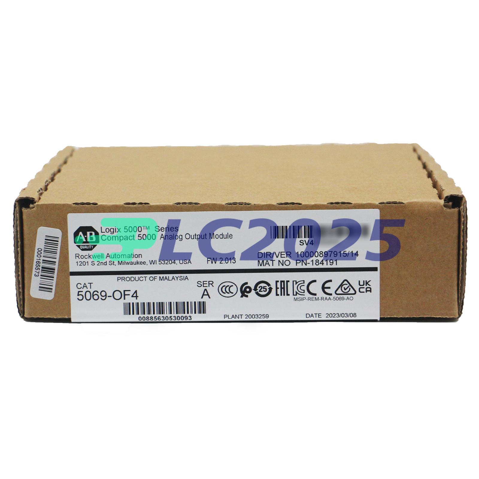 New Allen Bradley 5069-OF4 Compact 5000 Analog Output Module