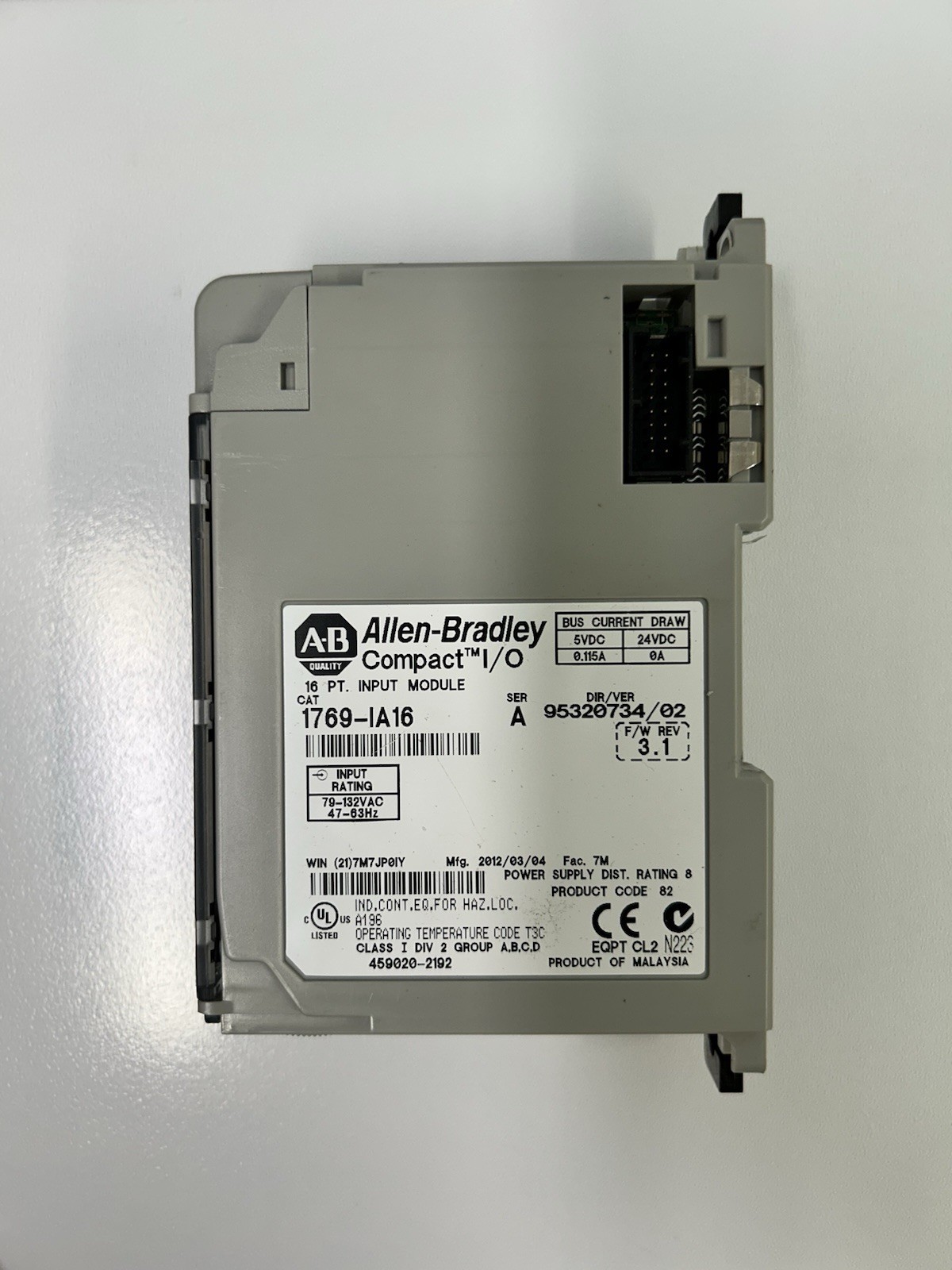 Allen-Bradley 1769-IA16 PLC Input Module