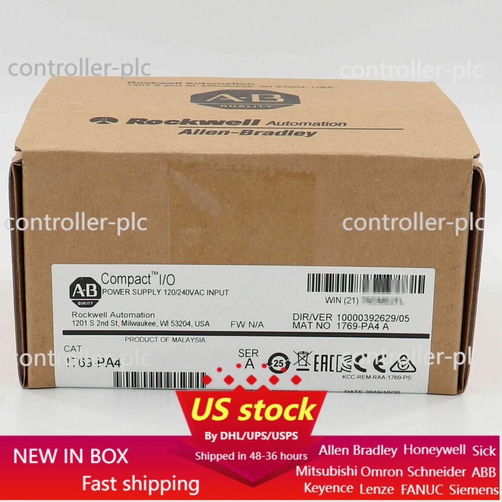New AB 1769-PA4 SER A CompactLogix Power Supply Module 1769PA4 US Free Tax