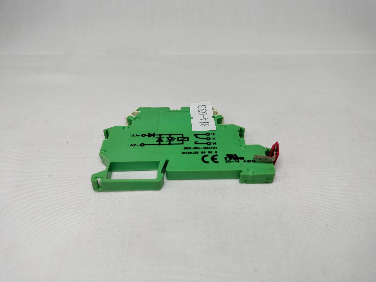 Phoenix Contact DEK1.5 Socket with 2961105 Relay Made in Germany
