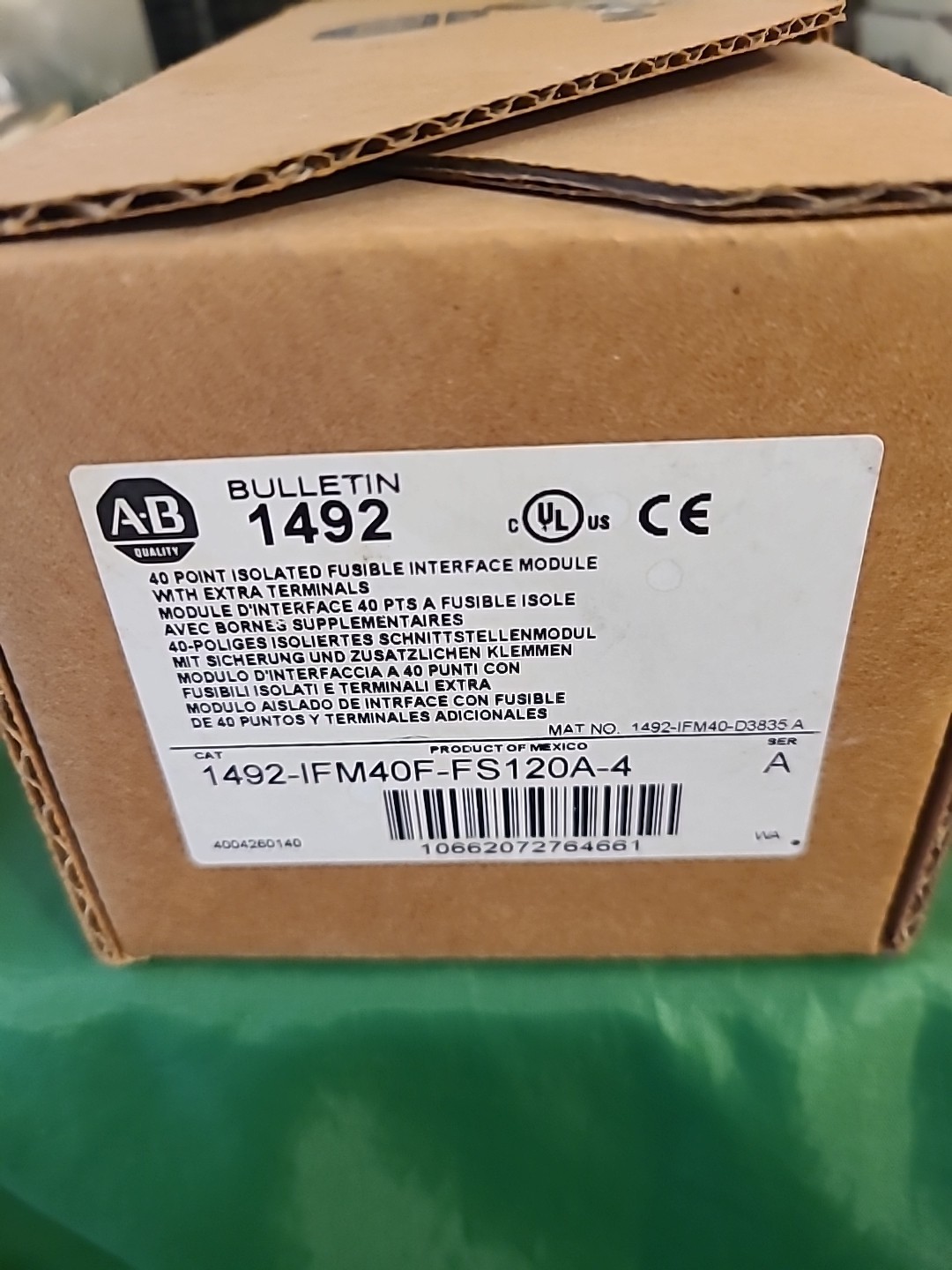 ALLEN BRADLEY 1492-IFM40F-FS120A-4 SER.A INTERFACE MODULE NEW IN BOX