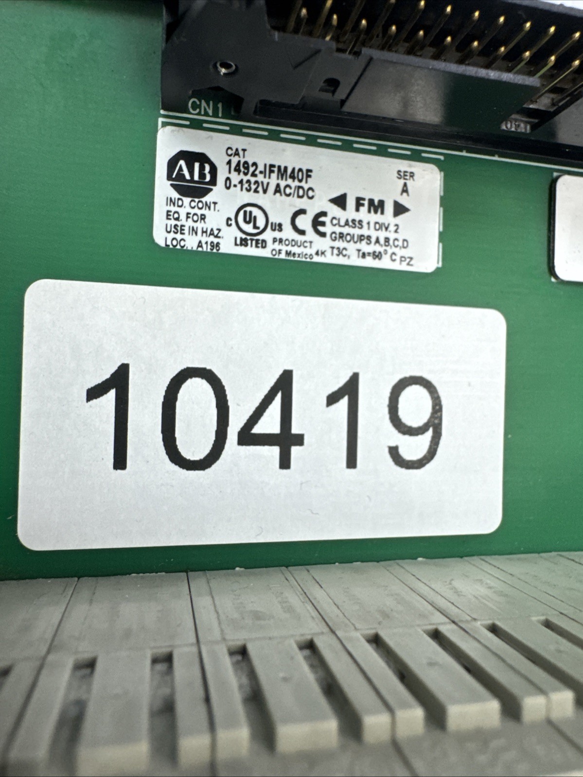 1492-IFM40F Allen-Bradley 40 Pt Digital Interface Module 2501TB