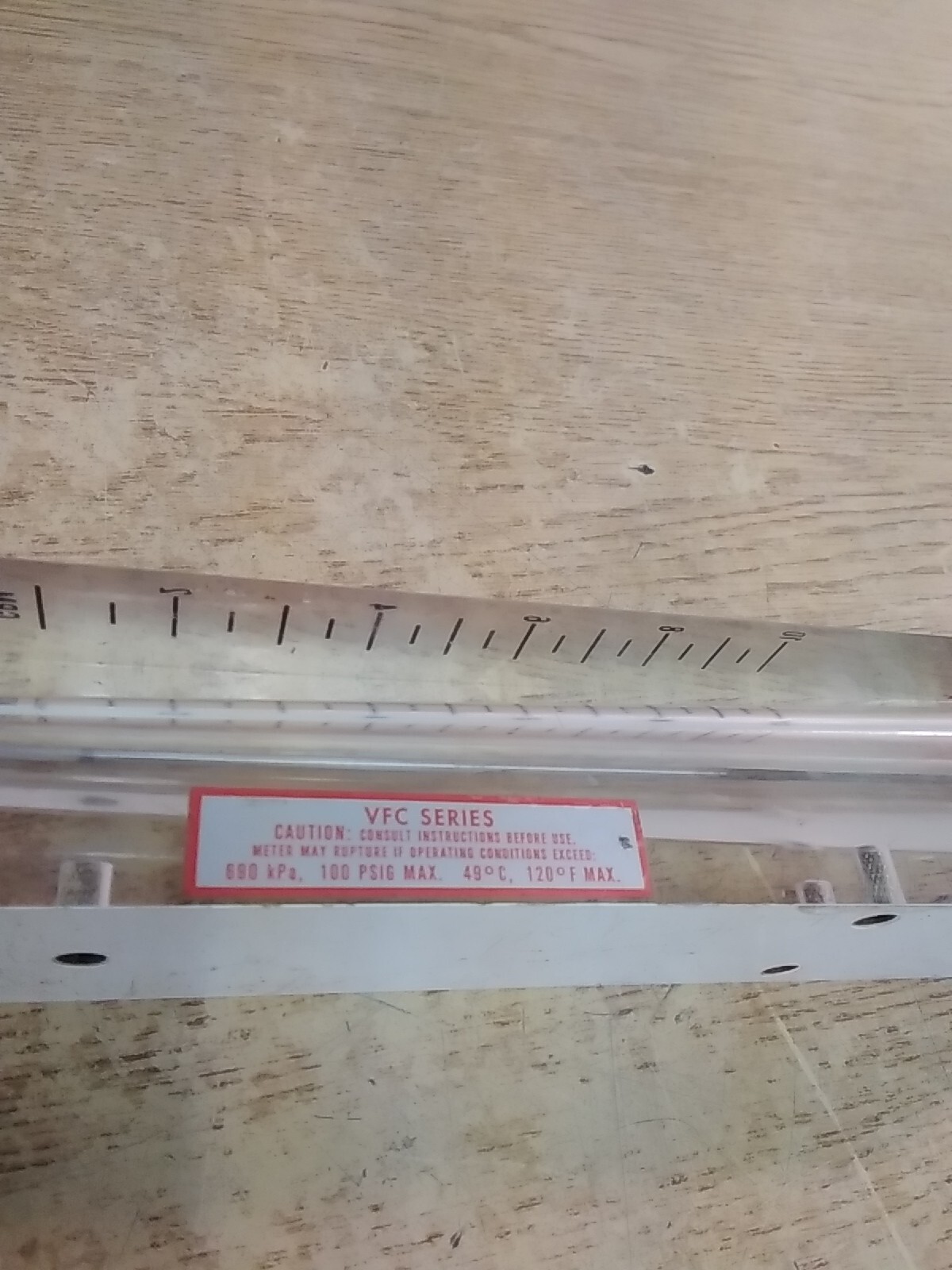 Dwyer Unknown Part # VFC Series 1-10 GPM Water Flow Meter 100 PSIG MAX