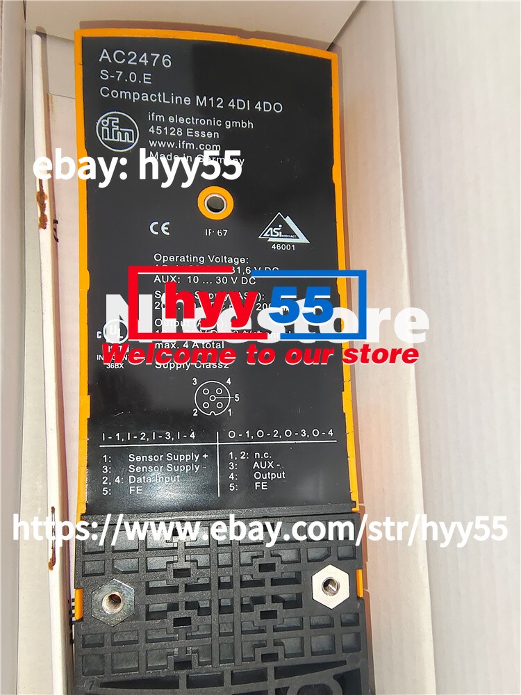 1PCS NEW IFM IOL MOD PL 8XMP/DX E M12 IP67 AL2605 MODULE -/55