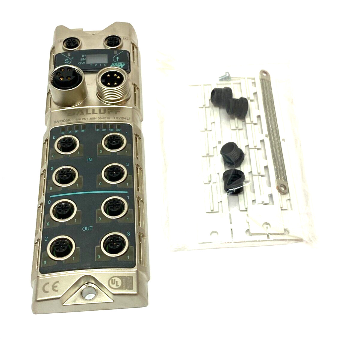Balluff BNI005K ProfiNet Active Splitter Network Block BNI PNT-305-105-Z015