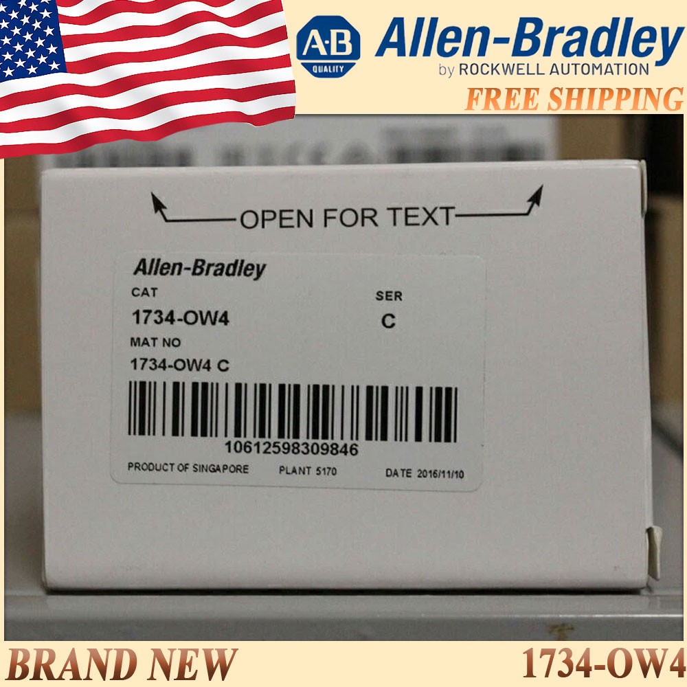 New Sealed AB 1734-OW4 POINT I/O 4 Point Digital Output 1734OW4