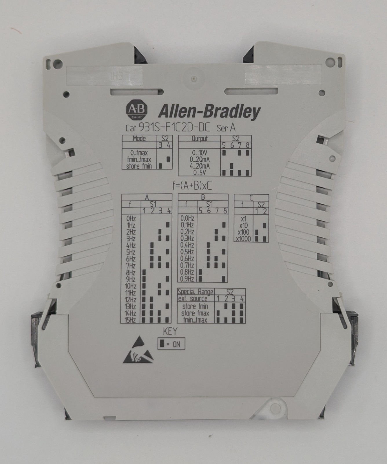 Allen Bradley 931S-F1C2D-DC SER. A Active Bridge Isolation Signal Conditioner