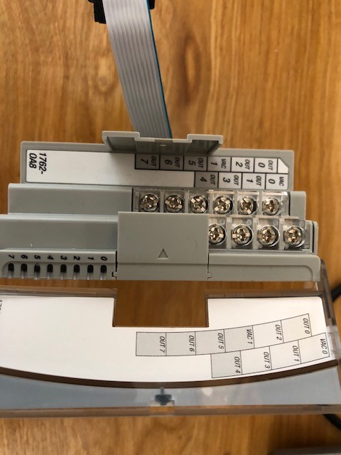 Allen Bradley 1762-OA8 MicroLogix 1200 8Pt Output Module, Used fully functional.