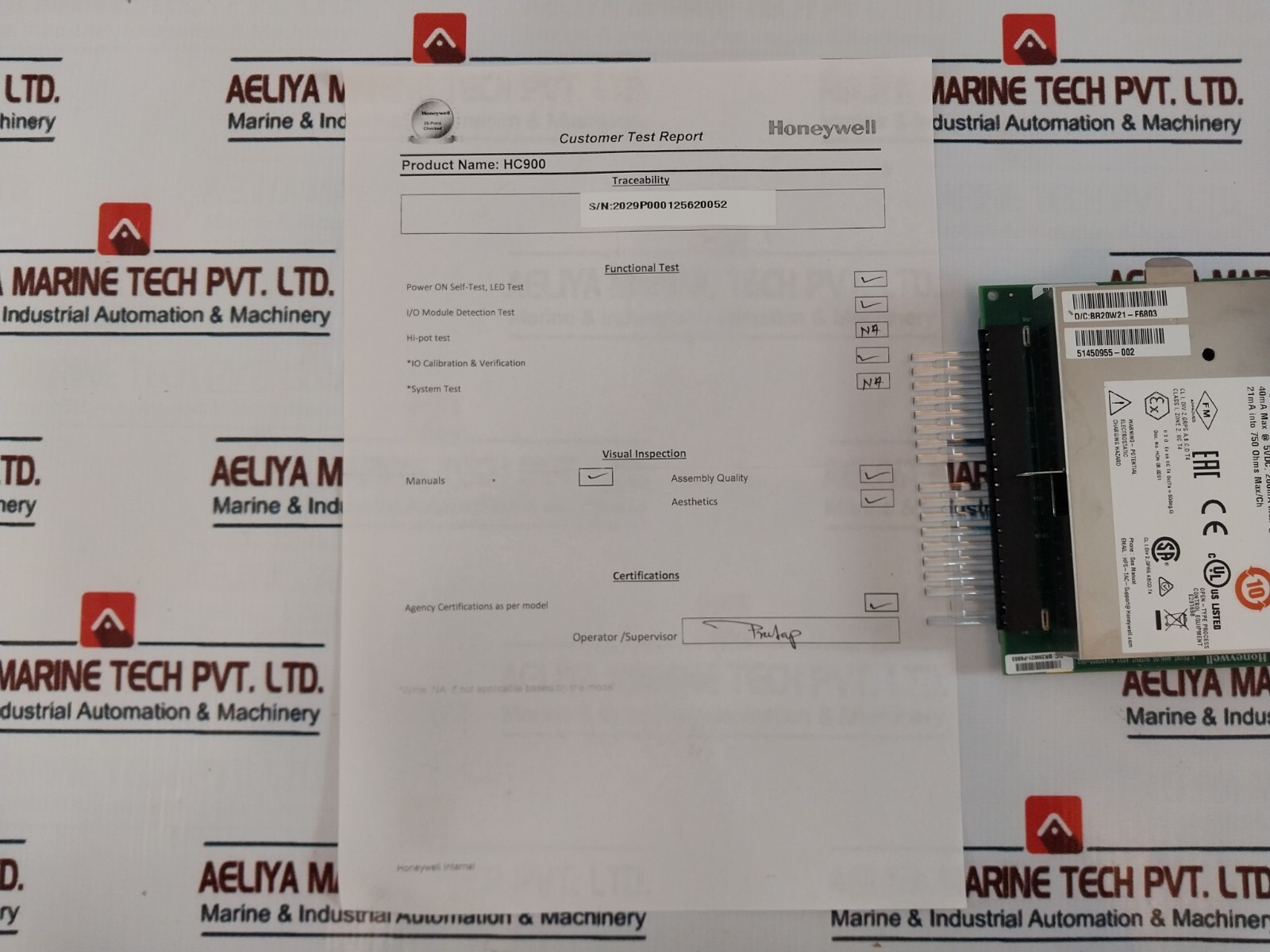 Honeywell 900B01-0301 Controledge 900 Platform 4 Channel Analog Output