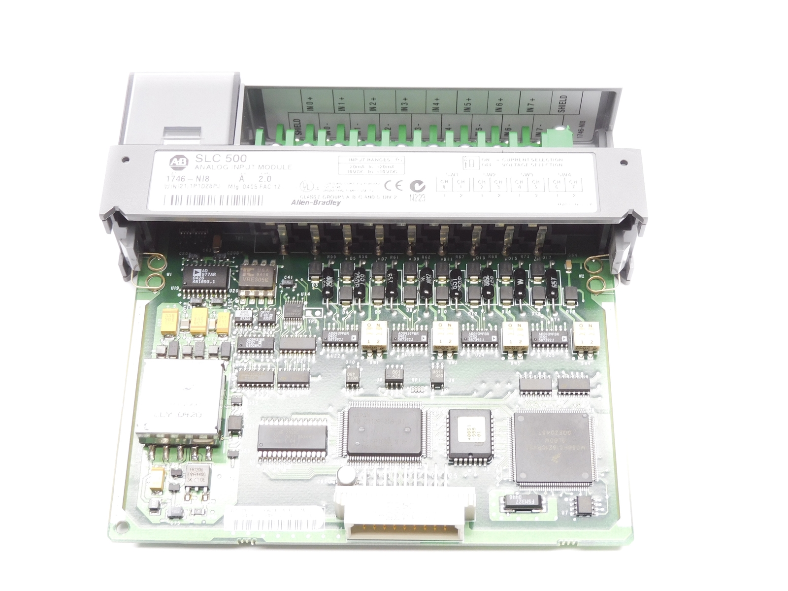 ALLEN BRADLEY 1746-NI8 SER. A F/W 2.0 10VDC NSNP