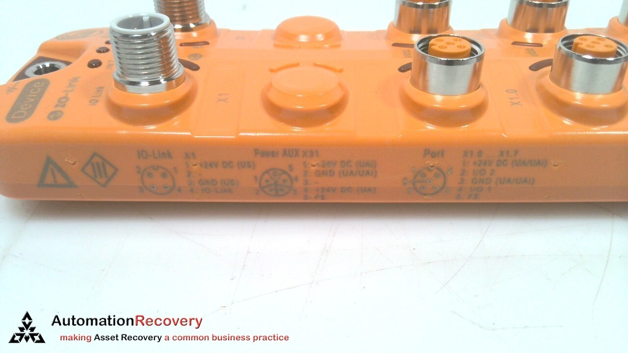 IFM AL2605 I/O MODULE, IOL MOD PL 8XMP/DX E M12 IP67, NEW #320887