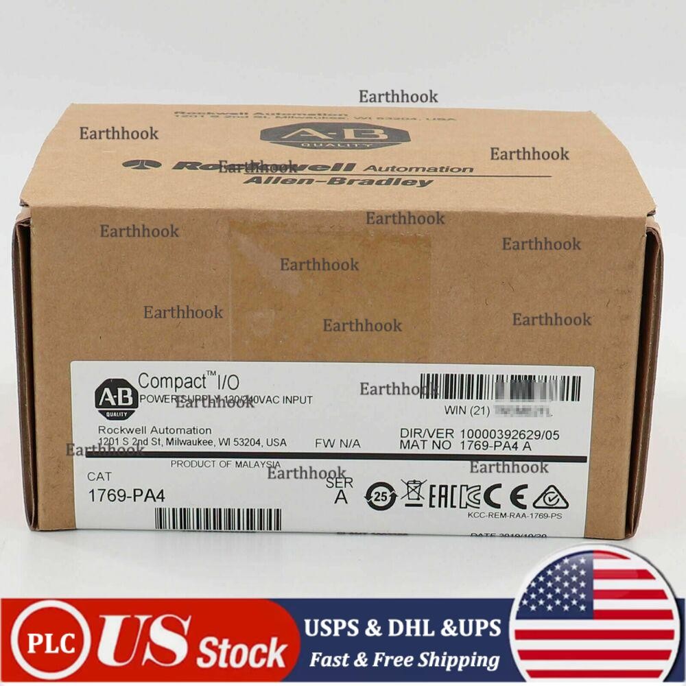 New AB 1769-PA4 SER A CompactLogix Power Supply Module 1769PA4 US Free Tax