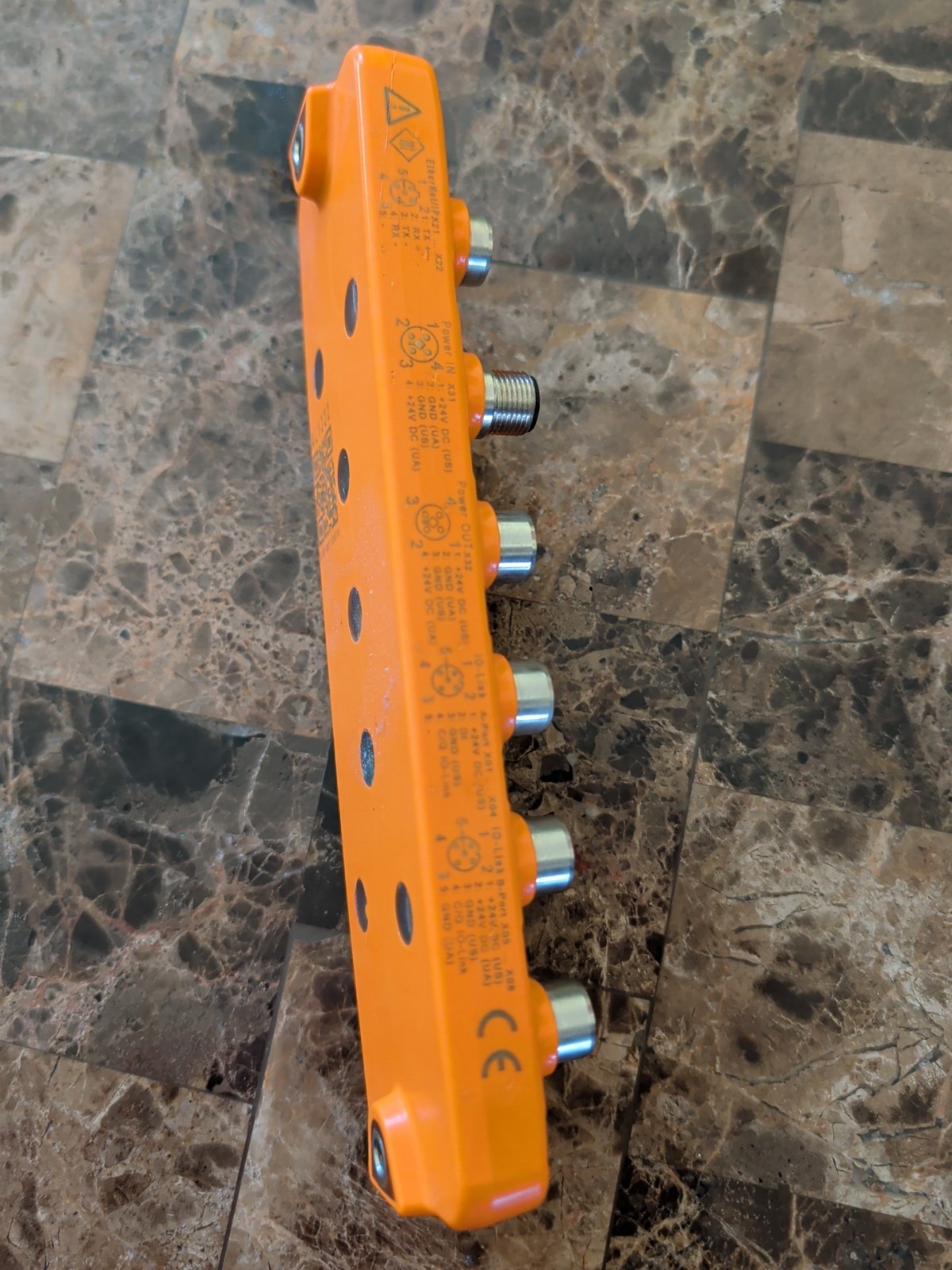 IFM AL1222 IO-Link Master, 8 port, Ethernet/IP, 3.6A Max