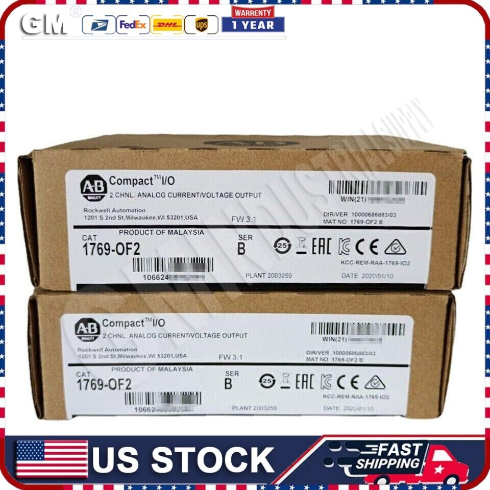 New Allen Bradley AB 1769-OF2 Compact I/O Output Module 1769OF2 US Free Tax