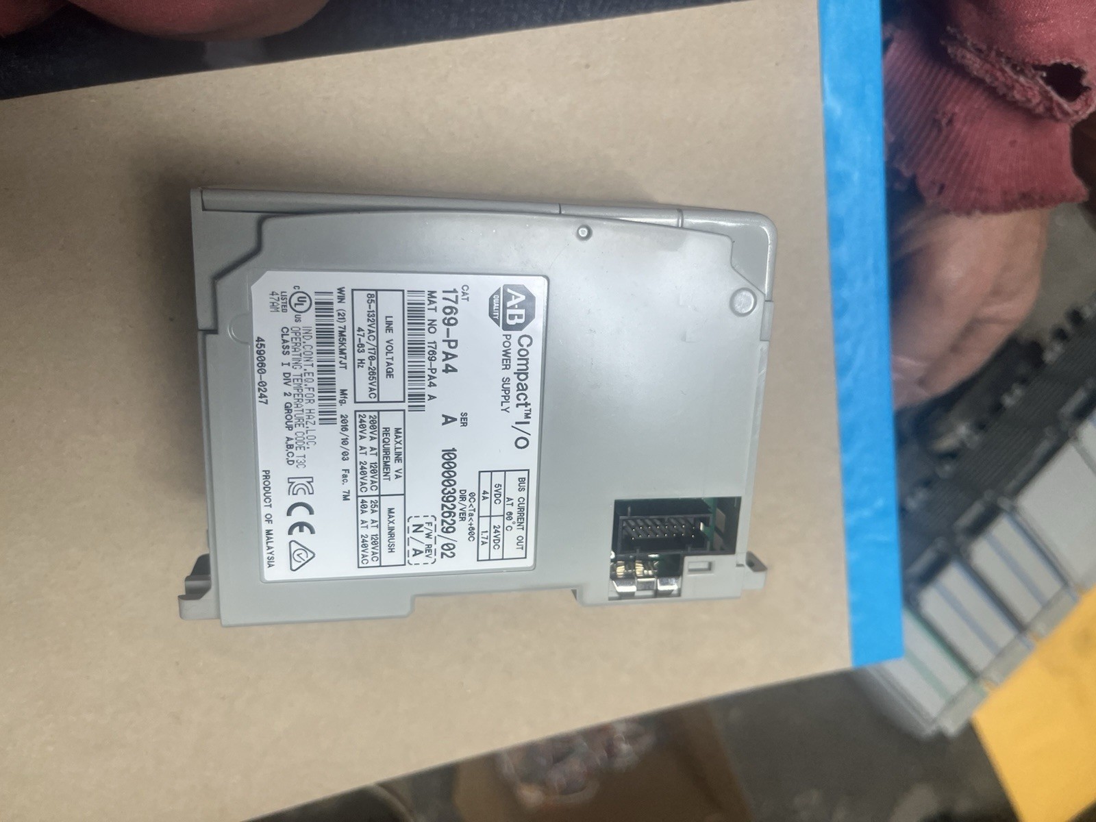 Allen Bradley 1769 Rack of Units Listed In Description