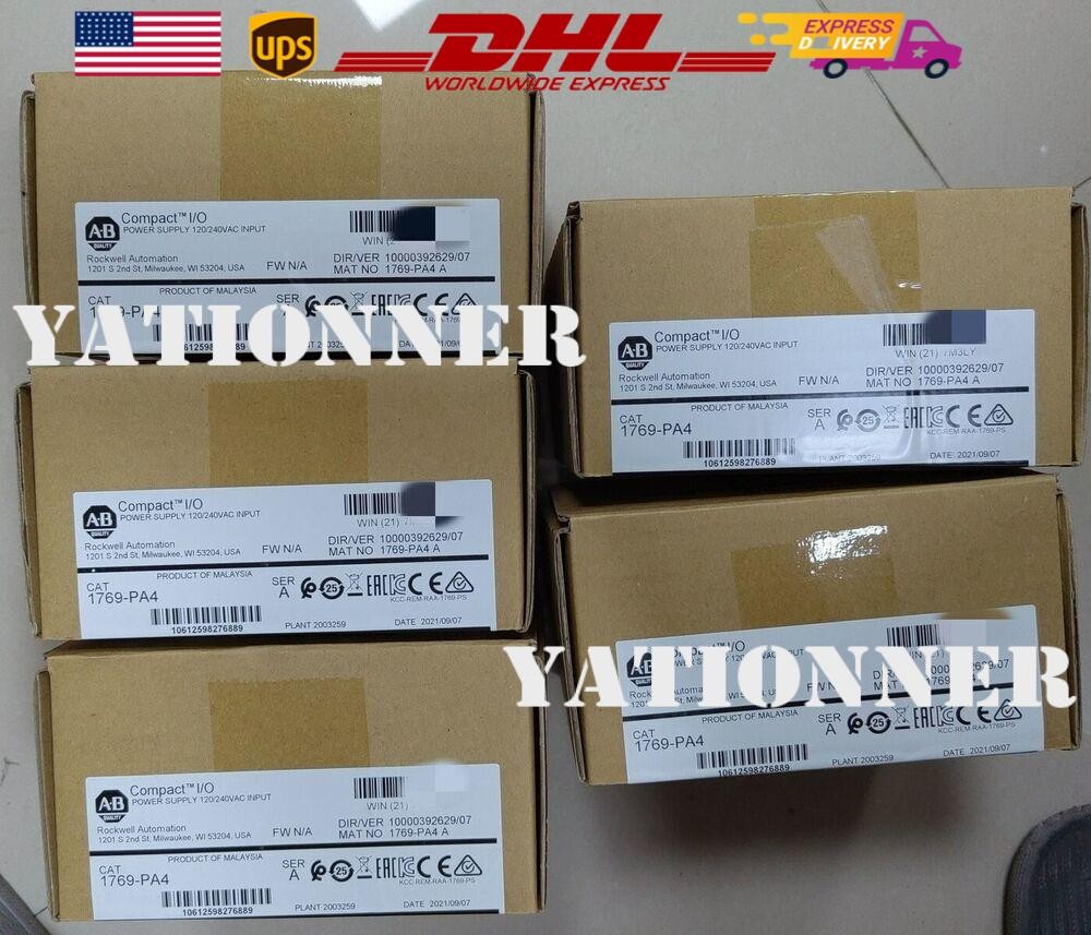 New Allen-Bradley 1769-PA4 SER A Compact Power Supply Module 1769PA4