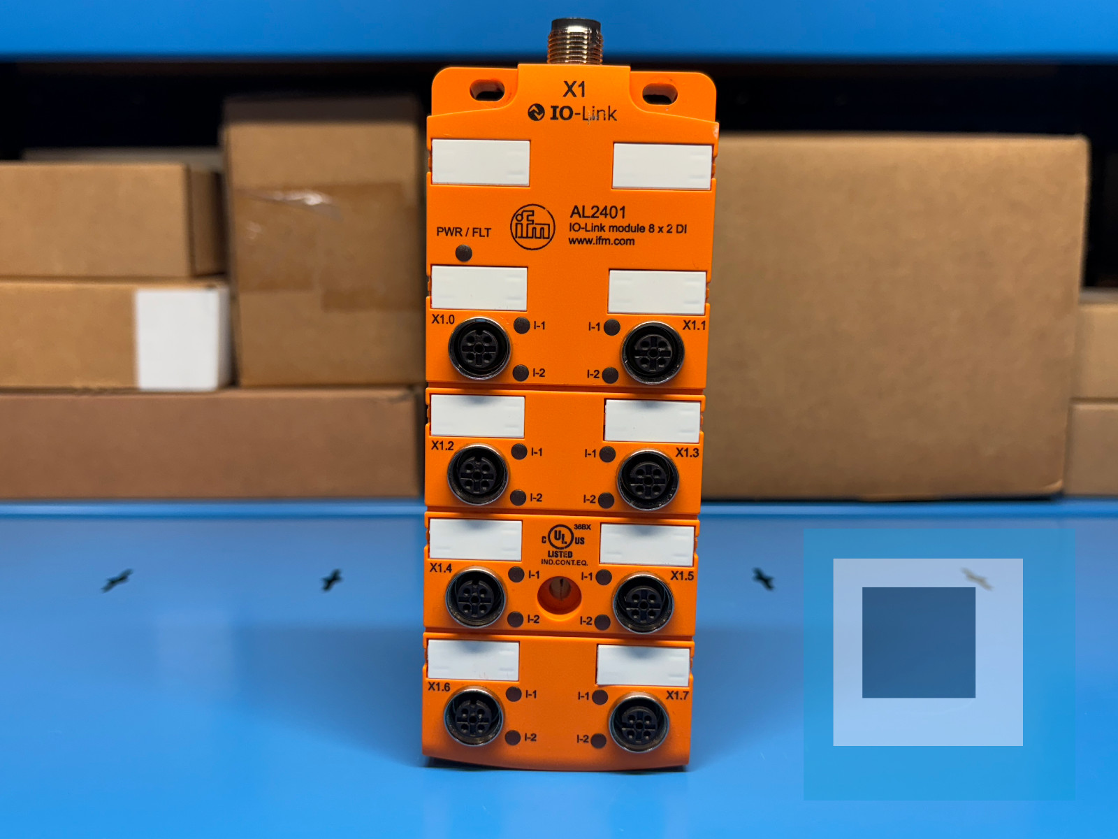 IFM AL2401 I/O-Link CompactLine 8 x 2 DI Input/Output Module – NEW OPEN BOX
