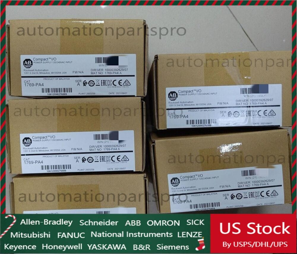 New Allen-Bradley 1769-PA4 SER A Compact Power Supply Module 1769PA4