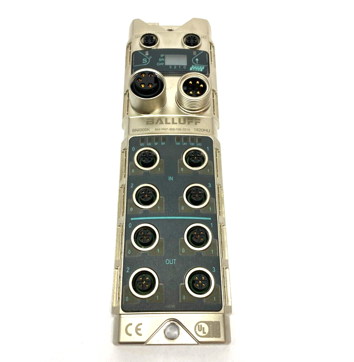 Balluff BNI005K ProfiNet Active Splitter Network Block BNI PNT-305-105-Z015