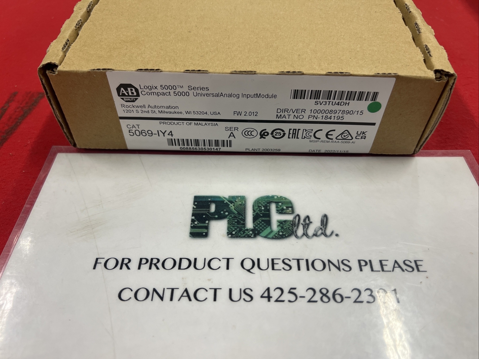 5069IY4 5069-IY4 Analog Input Module 4 Channel Brand New Factory Sealed
