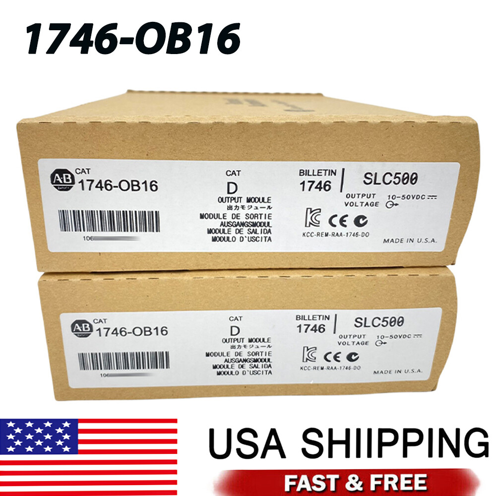 Allen-Bradley 1746-OB16 SER D SLC 500 16 Point DC Output Module NEW AB 1746OB16