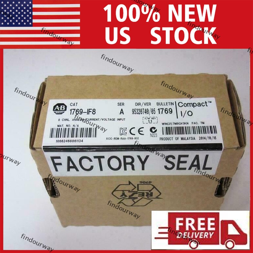 AB 1769-IF8 CompactLogix 8 Pt Analog Input Module 2022 New SEALED 1769IF8 TX