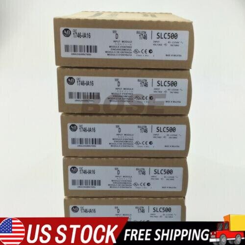 New Sealed Allen Bradley 1746-IA16 SER D SLC 500 Input Module PLC AB 1746-IA16