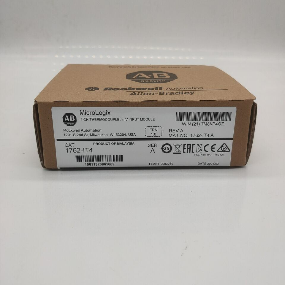 New AB 1762-IT4 AB 1762-IT4 SER A MicroLogix Themocouple/mV Module US