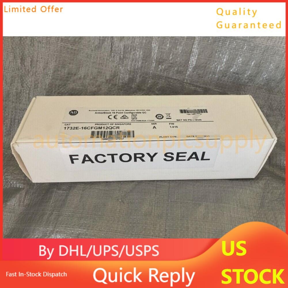 Allen Bradley 1732E-16CFGM12QCR /A ArmorBlock Module *NEW IN BOX* US Free Tax