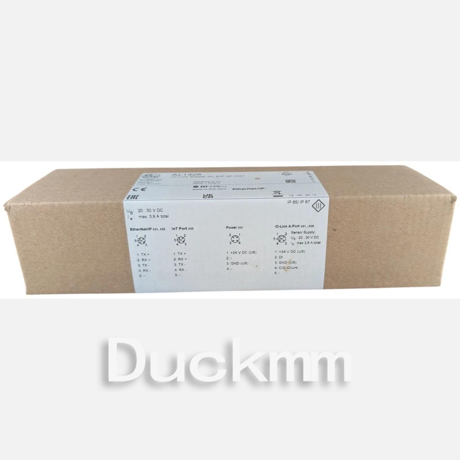 1pc New IFM AL1326 IO-Link Master Ethernet/IP 8-Port M12 IP67 Industrial Module