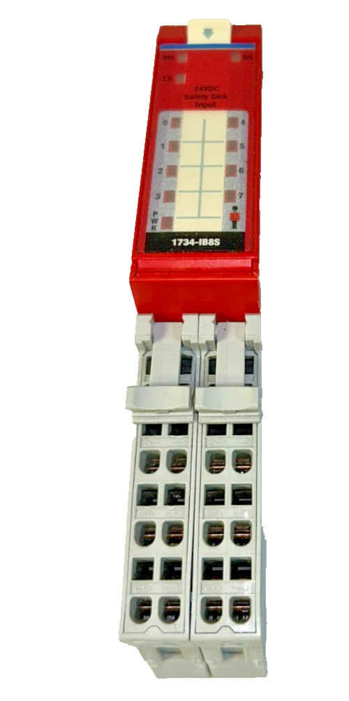 Allen Bradley 1734-IB8S Point Guard Digital I/O Safety Module With Base
