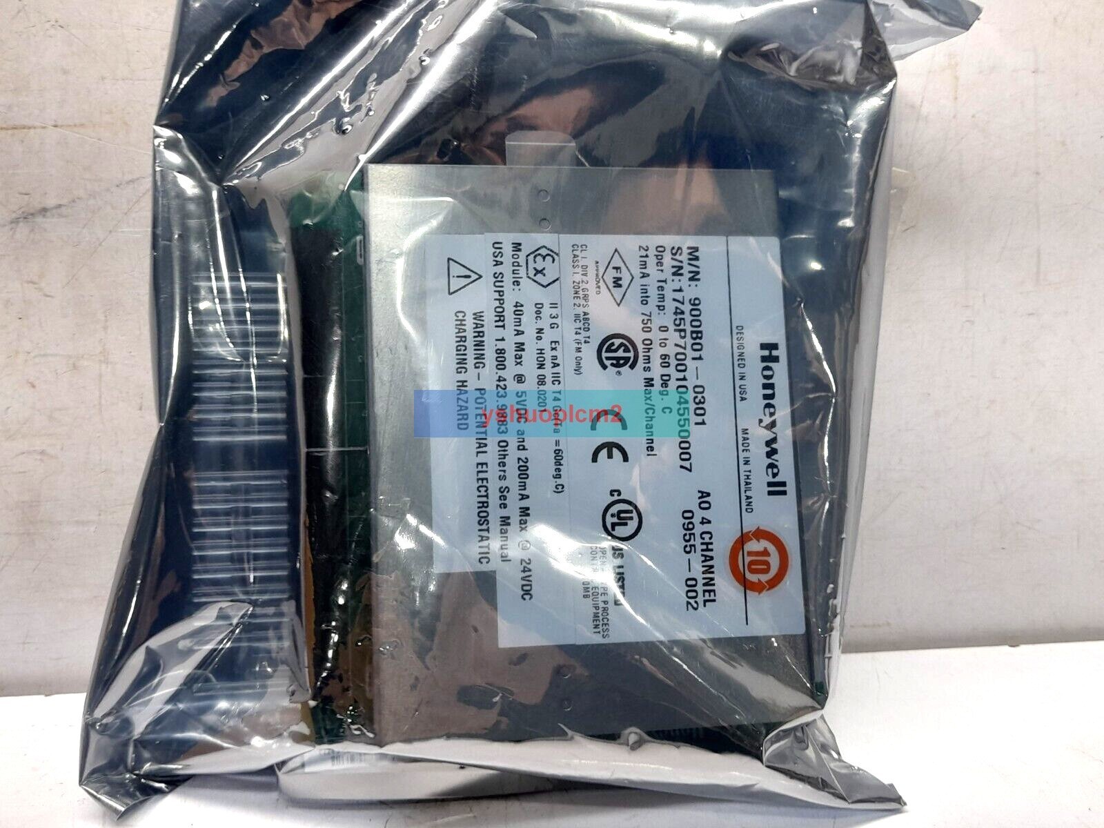 Honeywell 900B01-0301 AO 4 Channel Analog Output Card