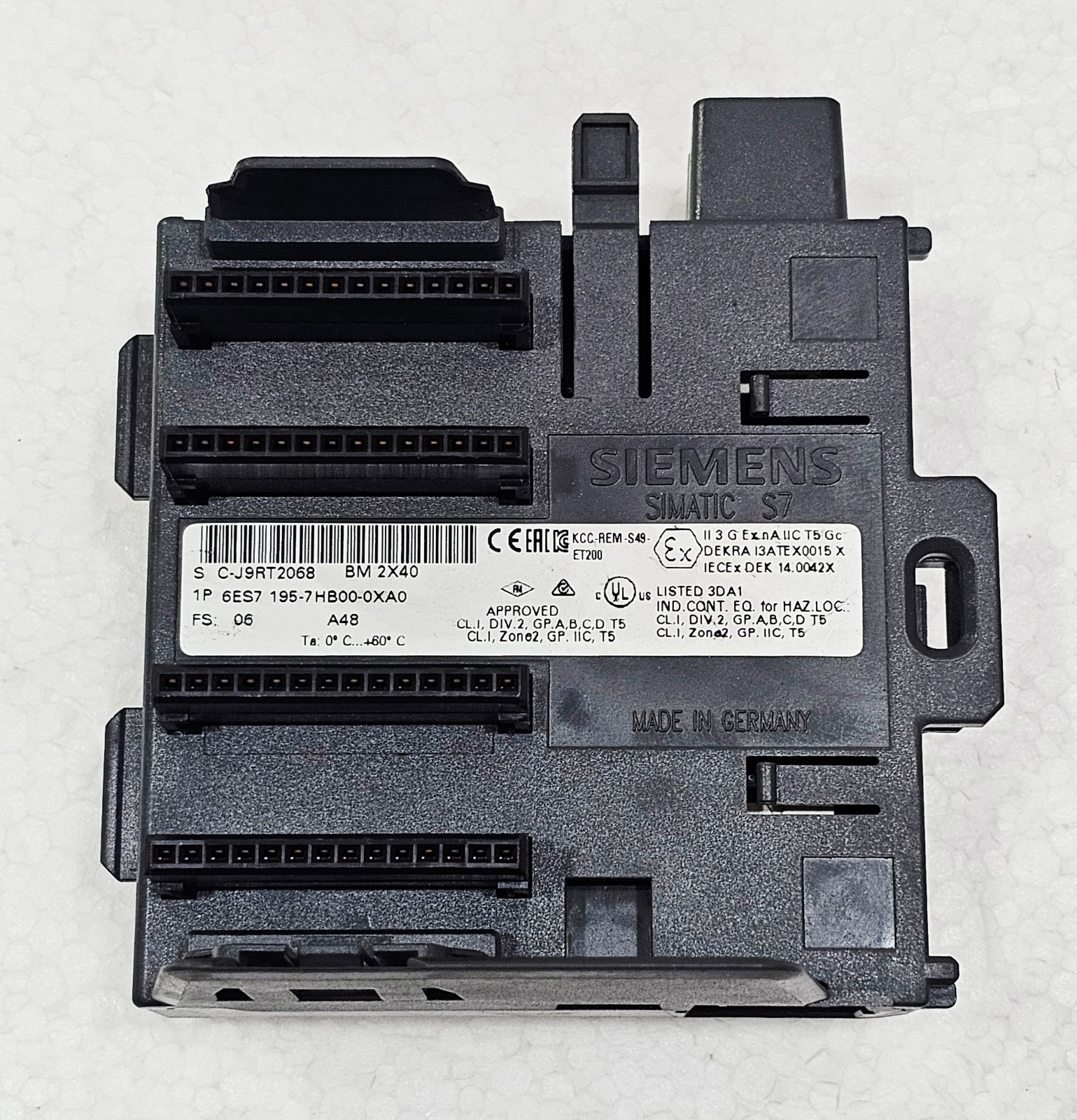 Siemens SIMATIC DP Bus module for ET200 , 6ES7195-7HB00-0XA0 Made in Germany #2