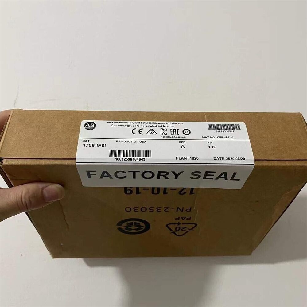 New Sealed AB 1756-IF6I Controllogix Analog Isolated Input Module US Free Tax