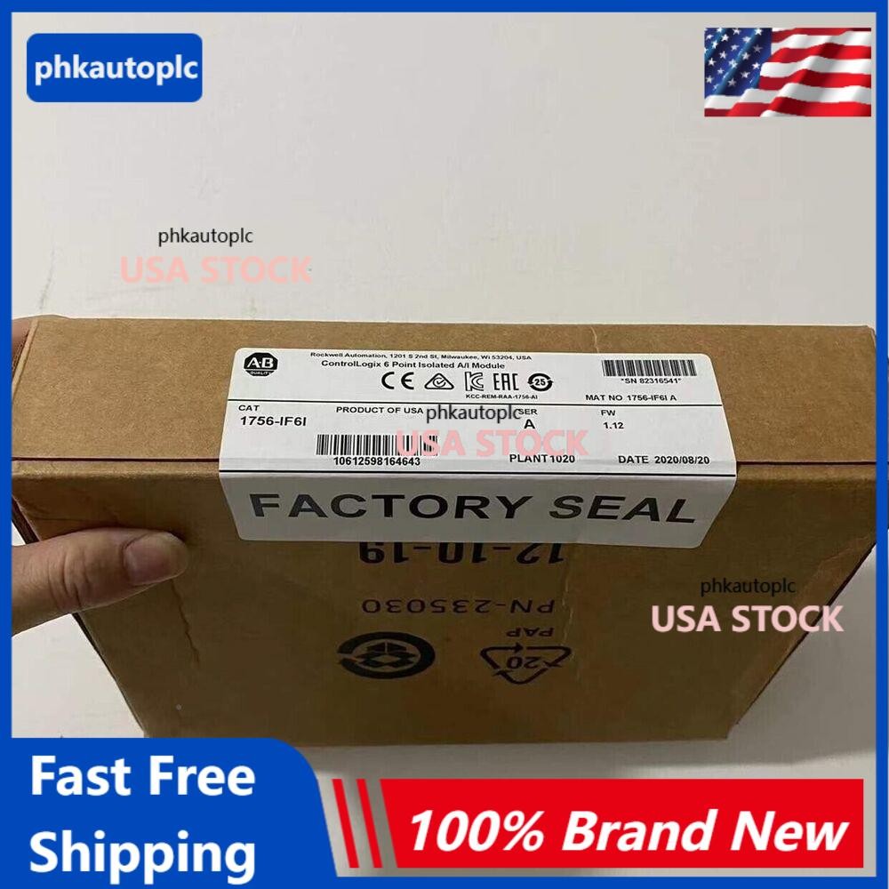 New Sealed AB 1756-IF6I Controllogix Analog Isolated Input Module US Free Tax