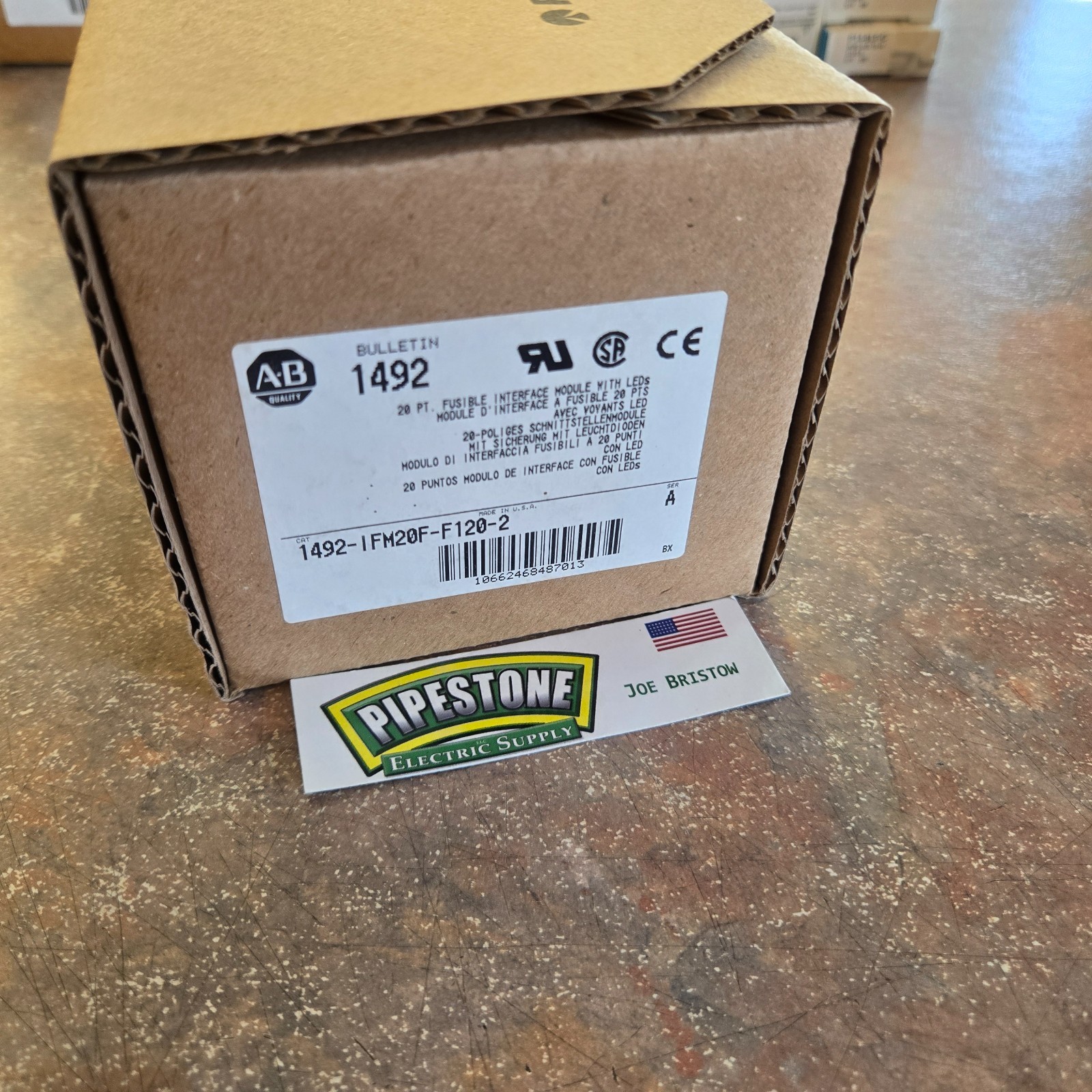 Allen Bradley Fusible Interface Module 1492-IFM20F-F120A-2 Ser. C New In Box!